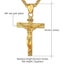 U7 Crucifix Necklace-Gold Carousel 5