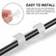 Cable Clips Self-Adhesive Tie Cord Management Wire Holder Organizer Clamp 100Pcs Carousel 5