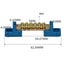 Bus Bar Terminal Block Grounding Strip Screw Terminal 4,6,8,10 and 12 Available Carousel 6