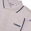 Lambretta Mens Repeat Logo Short Sleeve Cotton Polo Shirt - Silver Lining - S Carousel 3