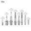 8Pcs Socket Adapter Hex Shank Set Screw Driver Bits Carousel 5