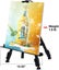 Foldable Artist Easel Adjustable Metal Display Easel Painting Drawing Stand Carousel 4