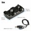 For Playstation 3 PS3/MOVE Dual Controller Charger Charging Dock Station Stand Carousel 8
