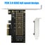 M.2 NVME SSD to PCI-E Adapter Card PC PCI Express X4/X8/X16 Carousel 4
