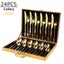 24pcs Cutlery Set Gold 2031902 Carousel 2