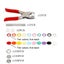 100 Sets Metal Snap Buttons Snap Fasteners Kit with Tool i2071CF0 Carousel 2