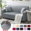 Anyhouz 1 Seater Sofa Cover Plain Ash Grey Style and Protection For Living Ro... Carousel 6