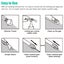 Remover Caulk Finisher Sealant Smooth Scraper Grout Kit Tools Carousel 5