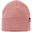 Jack Wolfskin Womens Rib Cuffed Winter Warm Fine Knit Beanie Hat - Blush Powder Carousel 2