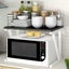 2 Tier Microwave Stand Wooden Storage Rack Kitchen Shelf 2021402 Carousel 2