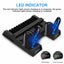 Cooling Fan For PS4 Dual Controller Charger Dock Station Vertical Stand Carousel 4