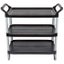 Rubbermaid 3 Tier Black Open Sided Utility Cart (Each) Carousel 3