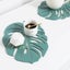 3Pcs/Set Wheat Straw Place Mat Insulation Non-slip Carousel 2