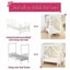Bed Canopy 4 Poster Style With Shiny Sequins - Carousel 3
