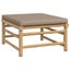 3 Piece Garden Lounge Set with Taupe Cushions Bamboo Tlxxnt Carousel 5