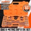 60pcs Tap and Die Set SAE Inch and Metric Sizes 2036510 Carousel 2