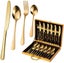 24pcs Cutlery Set Gold 2031902 Carousel 4