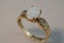 Exceptional 9ct Genuine Opal & Diamond Ring Carousel 6