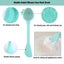 3 Pcs Silicone Facial Cleansing Brush,face Exfoliating And Massage Carousel 3
