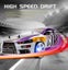 1:10 70km/h 2.4G RC Car 4WD Double Battery High Power LED Headlight Racing Truck Carousel 6