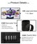 1:10 70km/h 2.4G RC Car 4WD Double Battery High Power LED Headlight Racing Truck Carousel 8