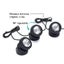 Garden Solar Light Outdoor RGB LED Spotlight Lights 3 Lamp Heads 2004051 Carousel 10
