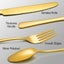 24pcs Cutlery Set Gold 2031902 Carousel 6