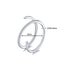 6Pc Stainless Steel Double Layers Hoop Ring Piercing 20G Ear Cartilage Tragus Carousel 2