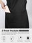 Bib Apron Waterdrop Resistant 2 Pockets Cooking Kitchen Aprons I0887BK0 Carousel 4
