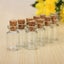24PCS/Pack Blank Tiny Small Transparent Message Bottles Vials Glass Bottle With Carousel 3