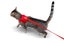 Cat Harness with Vest - Red Carousel 1