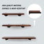 4pack Industrial Iron Pipe DIY Floating Shelf Bracket-25CM Carousel 3