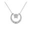 18K White Gold Crystal Necklace "Stars and Moon" Carousel 4