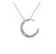 18K White Gold Crystal Necklace "Stars and Moon" Carousel 7