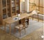 Berlin Natural Solid Oak Desk with storage 1.2m Carousel 3