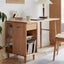ON SALE! Berlin Natural Solid Oak Desk with storage.1.4m Carousel 1