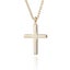 18K Gold Cross Minimalist Design Gold Chain Necklace "Yolanda" Carousel 4