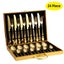 24pcs Cutlery Set Gold 2031902 Carousel 1