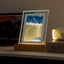 Sand Art Moving Night Lamp Craft Quicksand 3D Landscape Flowing Sand Carousel 3