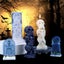 New Halloween David Skull Tombstone Silicone Mold Gypsum form DIY Carousel 7