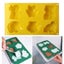 6 hole cartoon animal silicone cake mold DIY baking mold cake decoration tool Carousel 1