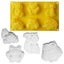 6 hole cartoon animal silicone cake mold DIY baking mold cake decoration tool Carousel 2