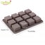 12 Holes Square Chocolate Fondant Mold Fondant Cutter Kitchen Accessories Carousel 2