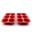 1 pcs cake tool fondant silicone metal non-stick 6 cup cake baking tray Carousel 3