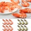 6PCS Simulation Shrimp Fake Food Model Shrimp Shooting Prop Photo Props Carousel 2