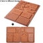 Silicone Christmas Chocolate Mold Biscuit Baking Mold 2 Piece Set Carousel 1