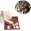 Silicone Christmas Chocolate Mold Biscuit Baking Mold 2 Piece Set Carousel 2