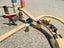 Set of 10 3D Printed Duplo Adapters for Wooden Train set Carousel 2