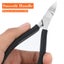 2PCS Set Stainless Steel Cuticle Pliers Home Exfoliating Cuticle Carousel 2