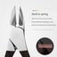 2PCS Set Stainless Steel Cuticle Pliers Home Exfoliating Cuticle Carousel 3